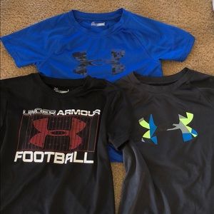 Lot of 3 - Under armour boys shirts